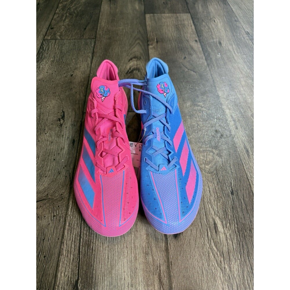 Adidas Adizero Football Electric Snack Attack IE4406 Pink Blue Men’s Size 16